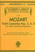Schirmer Mozart (Franko/Herrmann/Joachim): Violin Concertos Nos.3, 4, & 5 (violin & piano reduction)