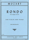 International Music Company Mozart, W.A.: Rondo in C K.373 (violin & piano)