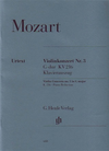 HAL LEONARD Mozart (Seiffert): Concerto No.3 in G Major, K.216 - URTEXT (violin & piano reduction)