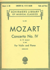 HAL LEONARD Mozart, W.A. (Hermann): Concerto #4 in D Major K.218 (violin & piano)