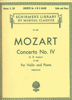 HAL LEONARD Mozart, W.A. (Hermann): Concerto #4 in D Major K.218 (violin & piano)