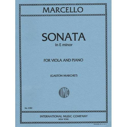 International Music Company Marcello, Benedetto: Sonata in e minor (viola & piano)