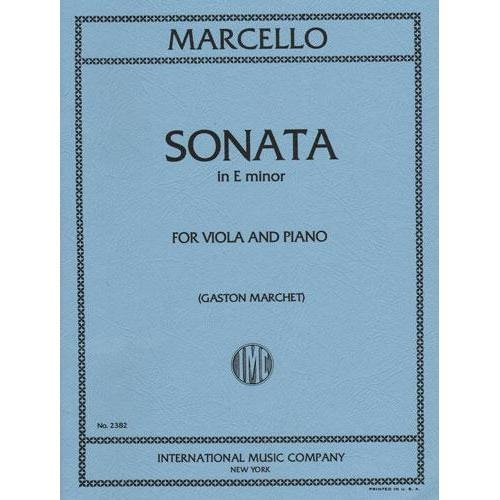 International Music Company Marcello, Benedetto: Sonata in e minor (viola & piano)