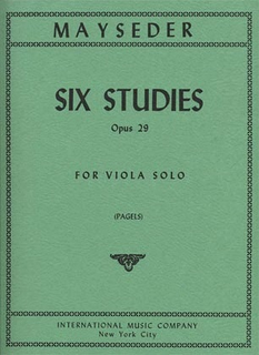 International Music Company Mayseder, Joseph: Six Etudes Op.29 (viola)