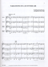 LudwigMasters Hall, Percy: Variations on a Scottish Air (4 violins) score & parts