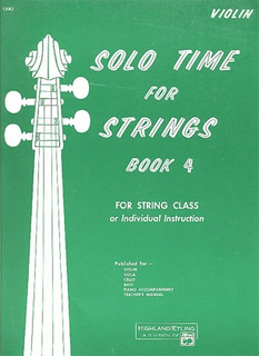 Alfred Music Etling, F.R.: Solo Time for Strings, Bk.4 (violin)