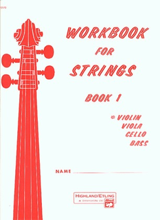 Alfred Music Etling, F.R.: Workbook for Strings, Book 1 (violin)