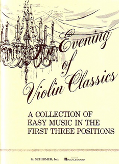HAL LEONARD Schirmer: An Evening of Violin Classics-Easy Music (Violin & Piano)