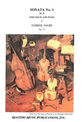 Masters Music Publications Faure, Gabriel: Sonata #1 Op.13 (violin & piano)