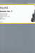 HAL LEONARD Faure, Gabriel (Birtel): Sonate No. 1, Op. 13 (violin & piano)