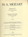 Barenreiter Mozart, W.A. (Mahling): Concerto No.4 in D Major for Violin and Orchestra, K.218 (violin, and piano reduction) Barenreiter Urtext