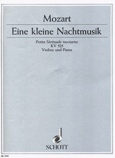 Mozart, W.A.: Eine Kleine Nachtmusik K525 (violin & piano)