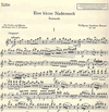 Mozart, W.A.: Eine Kleine Nachtmusik K525 (violin & piano)