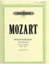 Mozart, W.A. (Marteau): Concerto No.5 in A major, K. 219 (Violin & Piano)