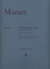 HAL LEONARD Mozart, W.A. (Seiffert, ed.): Concerto No.1 in Bb, KV 207, urtext (violin & piano)