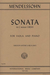 International Music Company Mendelssohn, Felix: Sonata in C minor (viola & piano)