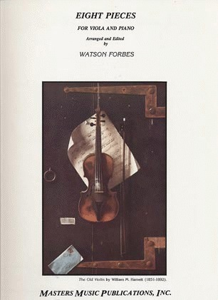 Masters Music Publications Forbes (arr): Eight Pieces for Viola & Piano