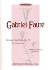 Faure, Gabriel: Berceuse from Dolly Op.56 (violin & piano)