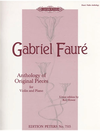 C.F. Peters Faure, Gabriel: Anthology of Original Pieces (violin & piano) PETERS