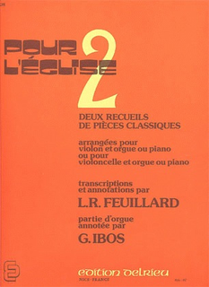 Feuillard, L.R.: Pour l'eglise 2A (violin & piano)
