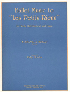 Carl Fischer Mozart, W.A.: Les petits riens (Violin & Piano)