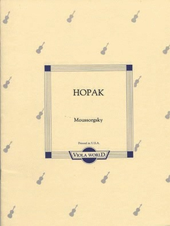 Moussorgsky, Modeste (Arnold): Hopak (viola)