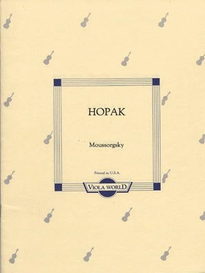 Moussorgsky, Modeste (Arnold): Hopak (viola)