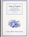 Mozart, W.A.: Theme and Variations from Divertimento No. 17 in D, K.334 (viola & piano)