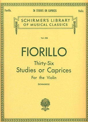 HAL LEONARD Fiorillo (Schradieck): 36 Studies or Caprices (violin)