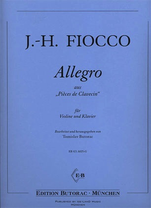 Fiocco, J.H.: Allegro (violin & piano)