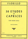 International Music Company Fiorillo: 36 Etudes or Caprices for violin solo