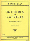 International Music Company Fiorillo, F. (Galamian): 36 Etudes or Caprices (violin)