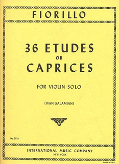 International Music Company Fiorillo: 36 Etudes or Caprices for violin solo