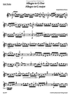 Barenreiter Fiocco, J.H. (Sassmannshaus): Allegro in G Major (violin & piano) Barenreiter Concert Pieces