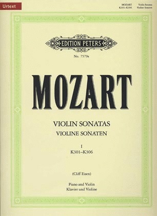 Mozart, W.A. (Eisen) : Violin Sonatas Vol.1 (violin & piano)  PETERS