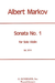 HAL LEONARD Markov, Albert: Sonata #1 (Violin Solo)