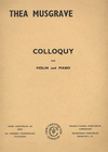 HAL LEONARD Musgrave, Thea: Colloquy (violin & piano)