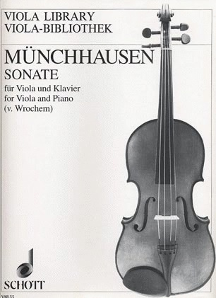 Munchhausen, August Baron von: Sonate (viola & piano)