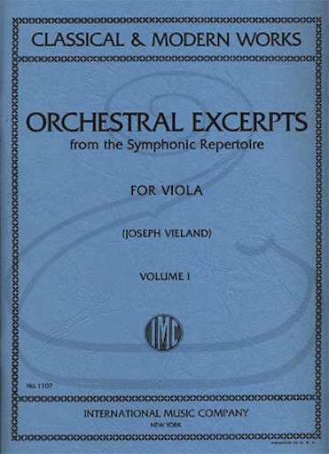 International Music Company Vieland: Orchestral Excerpts from the Symphonic Repertoire for Viola, Vol.1 (viola) International