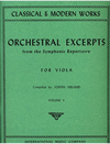 International Music Company Orchestral Excerpts: Volume V for viola solo