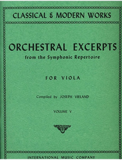 International Music Company Vieland: Orchestral Excerpts from the Symphonic Repertoire for Viola Vol.5 (Viola)
