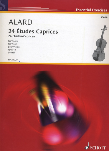 HAL LEONARD Alard: 24 Etudes for Violin, Op. 41