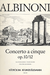 Albinoni, T.: Concerto Op10/12 B flat (violin & piano)