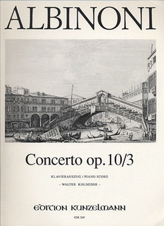 Albinoni, T.: Concerto Op.10/3 in C (violin & piano)