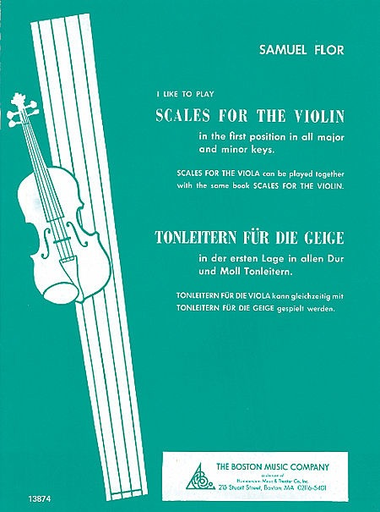 HAL LEONARD Flor, Samuel: I Like to Play Scales for the Violin