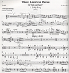 Carl Fischer Foss, Lukas: 3 American Pieces (violin & piano)