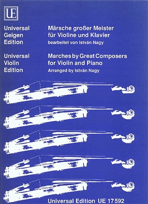 Nagy, Istvan (arr): Marches by Great Composers (violin & piano)