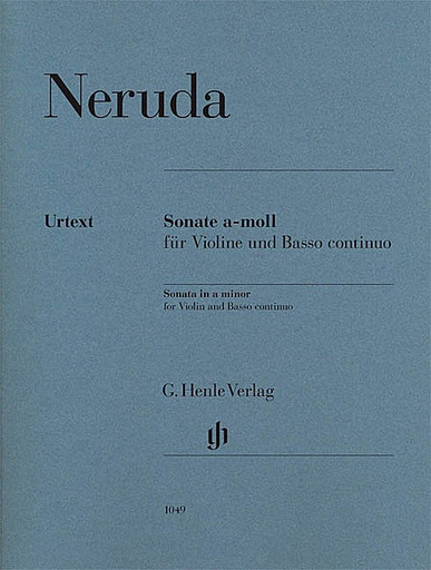 HAL LEONARD Neruda, J.B.G. (Pilkova/Gerlach, ed.): Sonata in A minor, urtext (violin and basso continuo/piano)