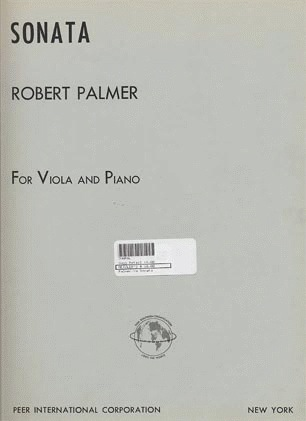 Carl Fischer Palmer, Robert: Sonata (Viola)