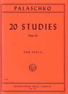 International Music Company Palaschko, Johannes: Twenty Studies for Viola Op.36